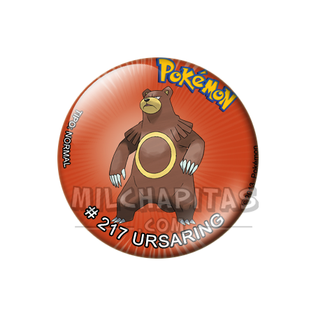 Chapa de Pokemon: Ursaring