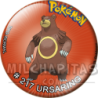 Chapa de Pokemon: Ursaring