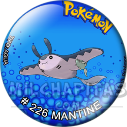 Chapa de Pokemon: Mantine