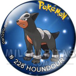 Chapa de Pokemon: Houndour