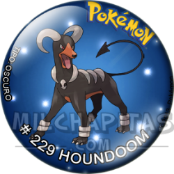 Chapa de Pokemon: Houndoom