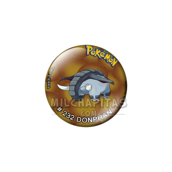 Chapa de Pokemon: Donphan