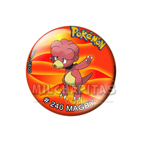Chapa de Pokemon: Magby