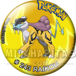 Chapa de Pokemon: Raikou