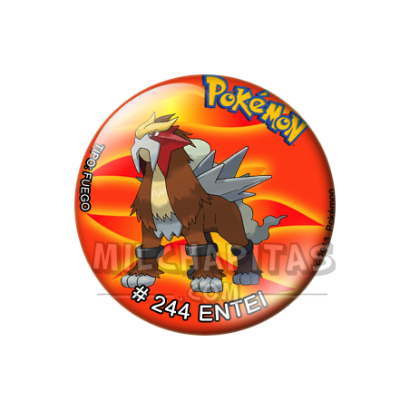 Chapa de Pokemon: Entei