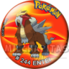 Chapa de Pokemon: Entei