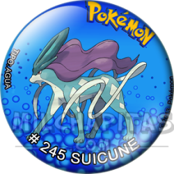 Chapa de Pokemon: Suicune