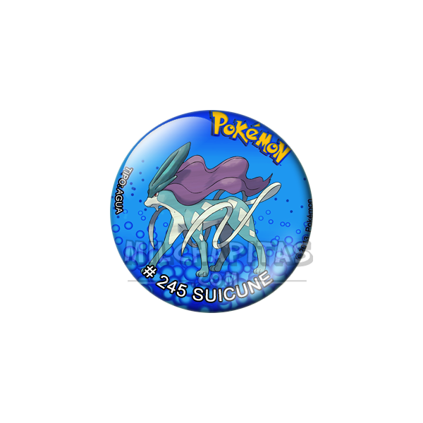 Chapa de Pokemon: Suicune