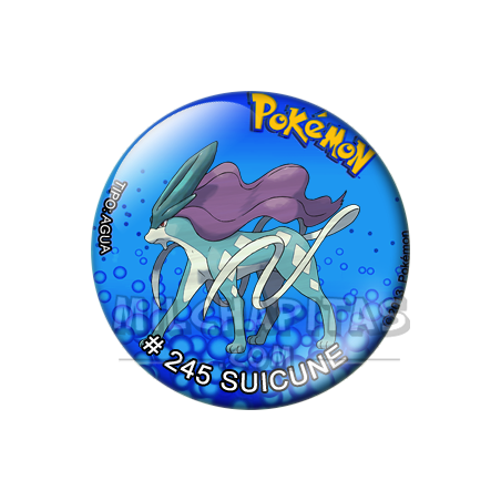 Chapa de Pokemon: Suicune