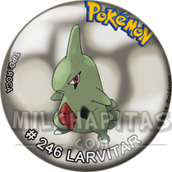 Chapa de Pokemon: Larvitar