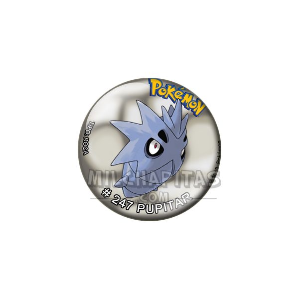 Chapa de Pokemon: Pupitar
