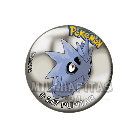 Chapa de Pokemon: Pupitar