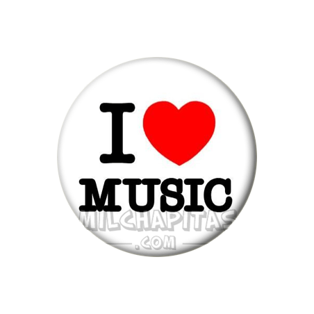 Chapa de I love...: I love music 2