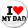 Chapa de I love...: I love my dad