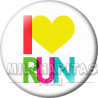 Chapa de I love...: I love run