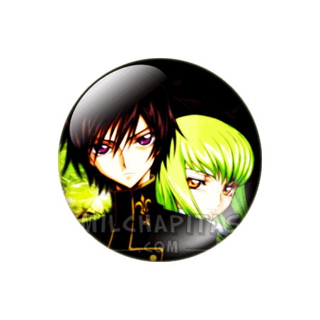 Chapa de Code Geass: Lelouch y CC CG