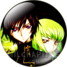 Chapa de Code Geass: Lelouch y CC CG