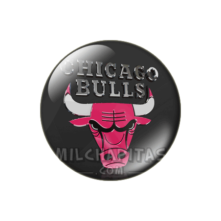 Chapa de NBA: Logo Chicago Bulls