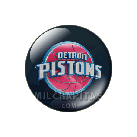 Chapa de NBA: Logo Detroit Pistons