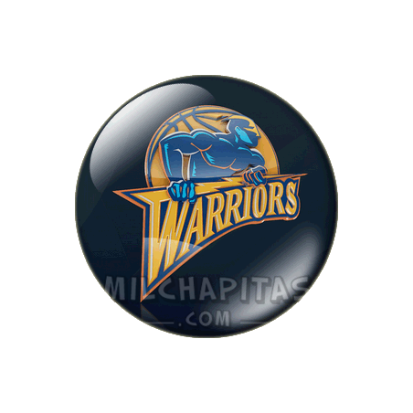 Chapa de NBA: Logo Golden State Warriors