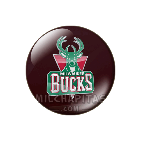Chapa de NBA: Logo Milwaukee Bucks