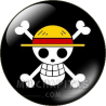 Chapa de One Piece: La bandera de la banda del sombrero de paja