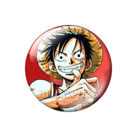 Chapa de One Piece: Luffy D. Monkey