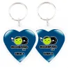 Llavero personalizado con forma de corazón