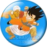 Goku luchando