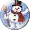 Muñeco de nieve saludando