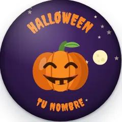 Calabaza · Chapas de Halloween
