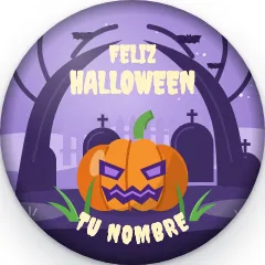 Cementerio · Chapas de Halloween