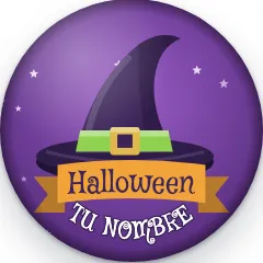 Sombrero · Chapas de Halloween