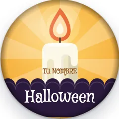Vela · Chapas de Halloween