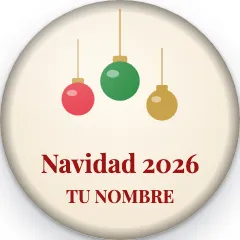 Bolas · Chapas de Navidad