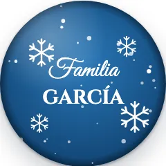 Copos · Chapas de Navidad